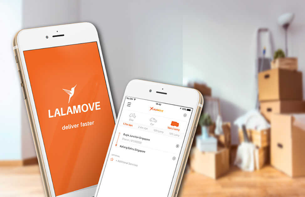 App Lalamove vận chuyển nhà, hàng hóa