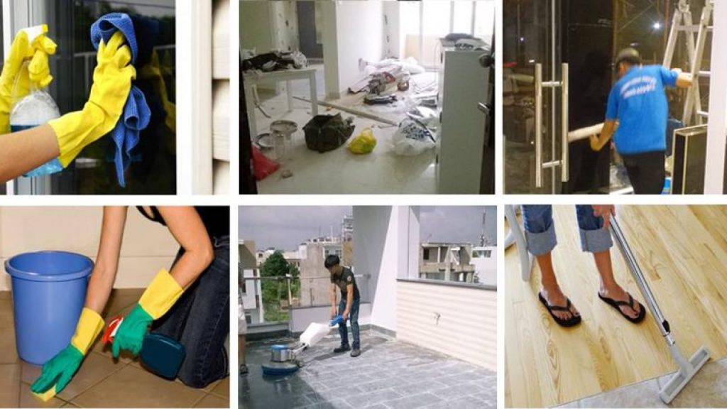 Dịch vụ vệ sinh phòng trọ bằng chất tẩy rửa