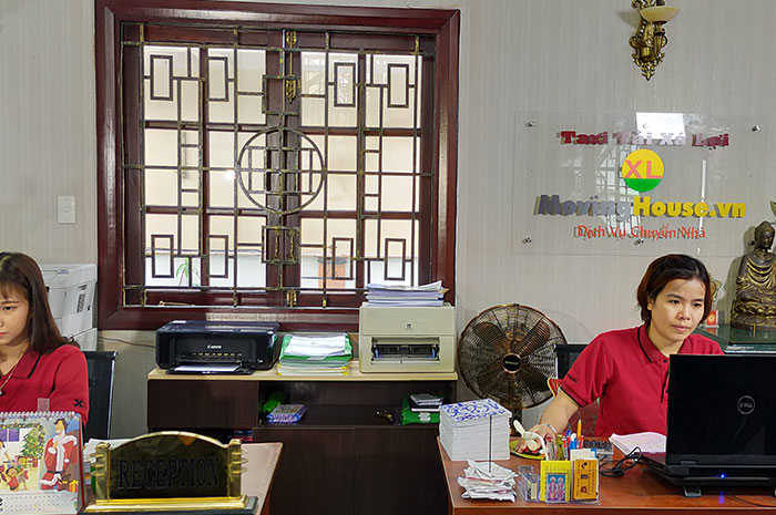 văn phòng làm việc của Movinghouse