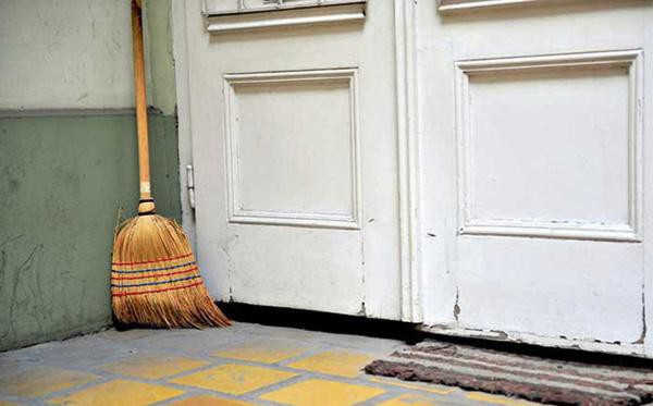 cây chổi quét nhà