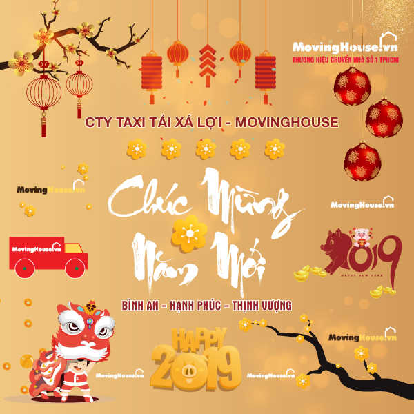Chúc mừng năm mới 2019 - mừng xuân Kỷ Hợi - công ty chuyển nhà Xá Lợi