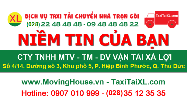 Dịch vụ chuyển nhà đường dài Xá Lợi Movinghouse