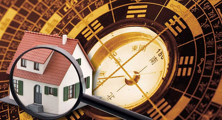 Hình minh họa cho phong thủy của ngôi nhà