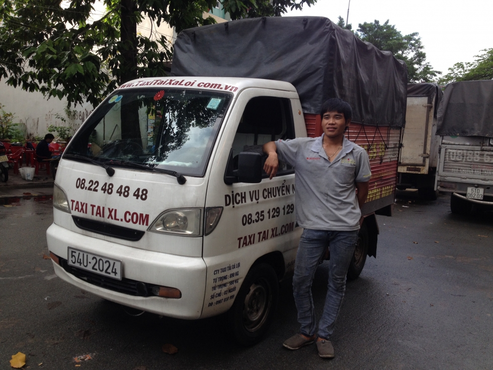 Xe tải chuyên dụng phục vụ dịch vụ chuyển nhà dành cho sinh viên tại Gò Vấp
