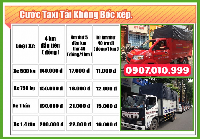 Báo giá chuyển văn phòng công ty vận tải Xá Lợi