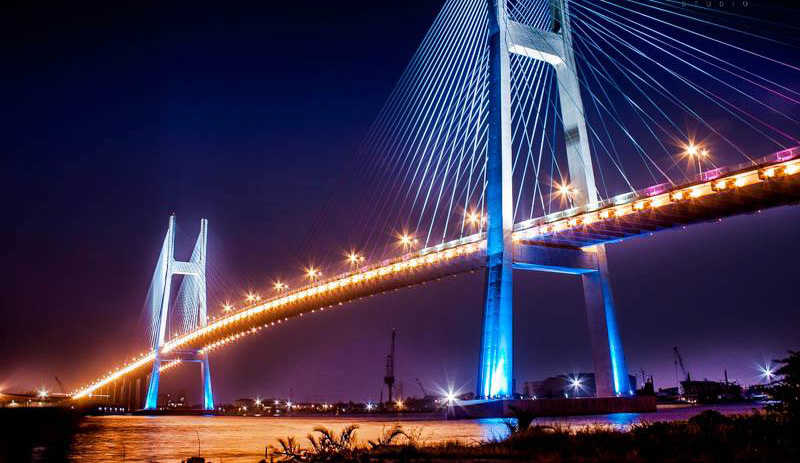 Không gian lãng mạn tại cầu Phú Mỹ