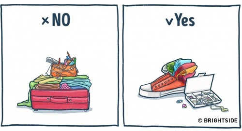 Hãy tìm hiểu cách sắp xếp những món đồ nhỏ tiện ích