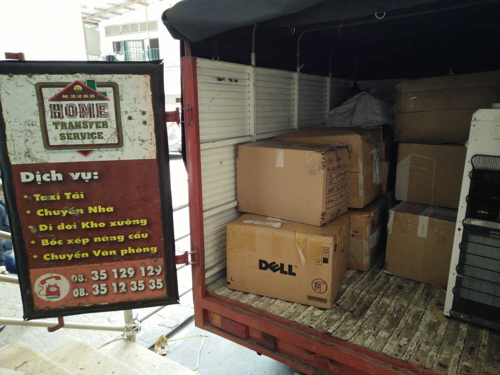 Xe tải dịch vụ chuyển nhà chuyên nghiệp tại Xá Lợi