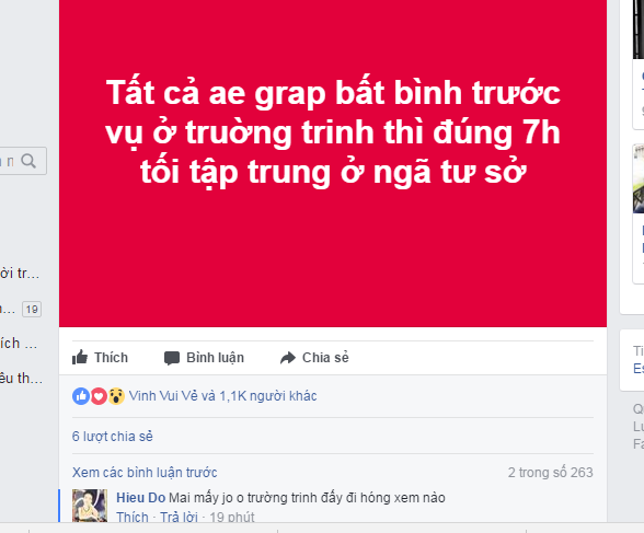 nhân viên Grap quyết tập trung tại ngã tư cơ sở để giải quyết