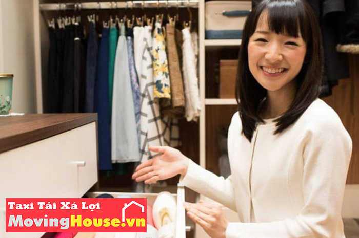 Người Nhật thường xếp đồ theo chiều dọc