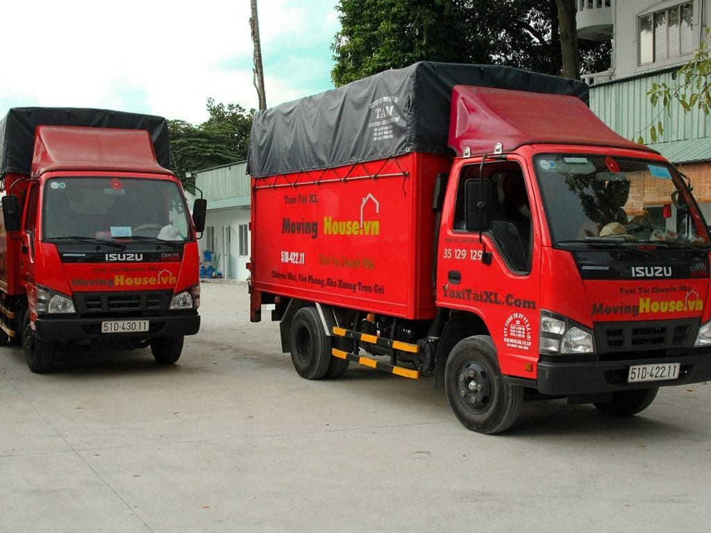 xe taxi tải chở hàng