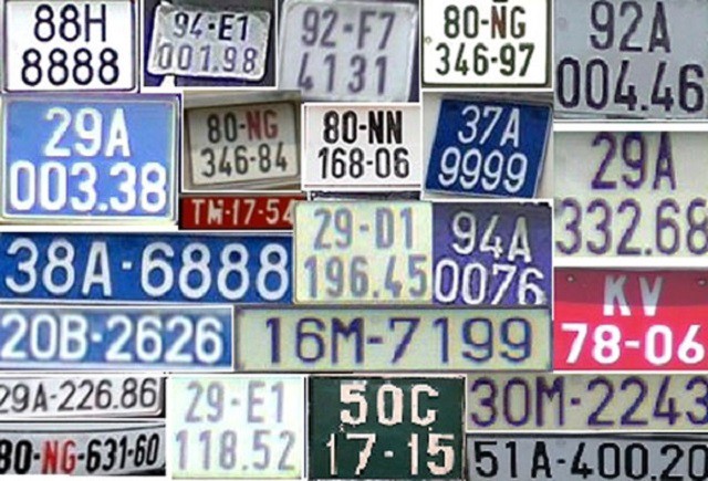 Biển số xe xấu