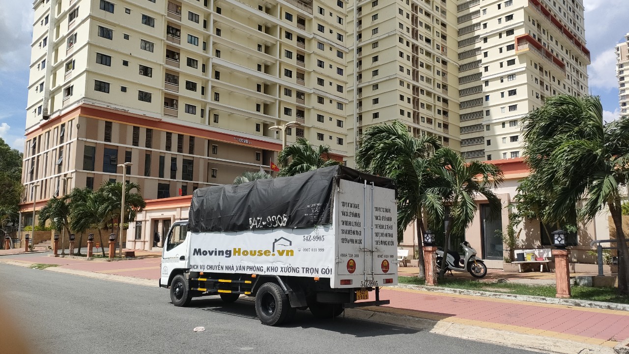 xe vận chuyển nhà 3 tấn