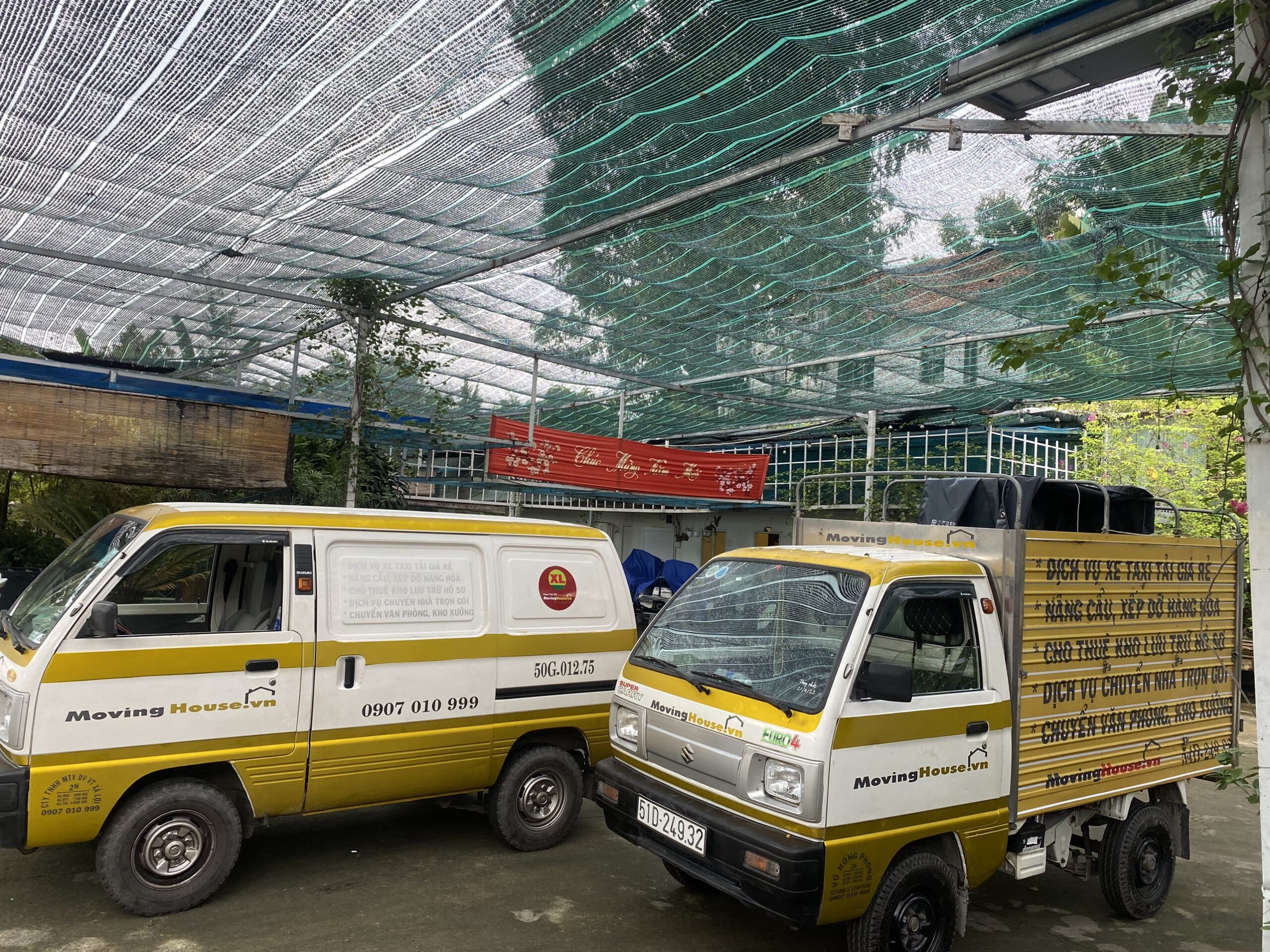 Xe tải chuyển nhà 500kg