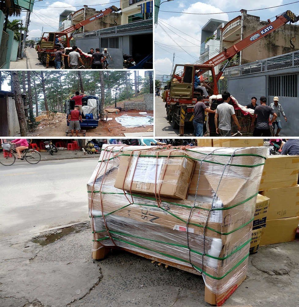 Dịch vụ cho thuê xe nâng cẩu hàng hóa tphcm uy tín