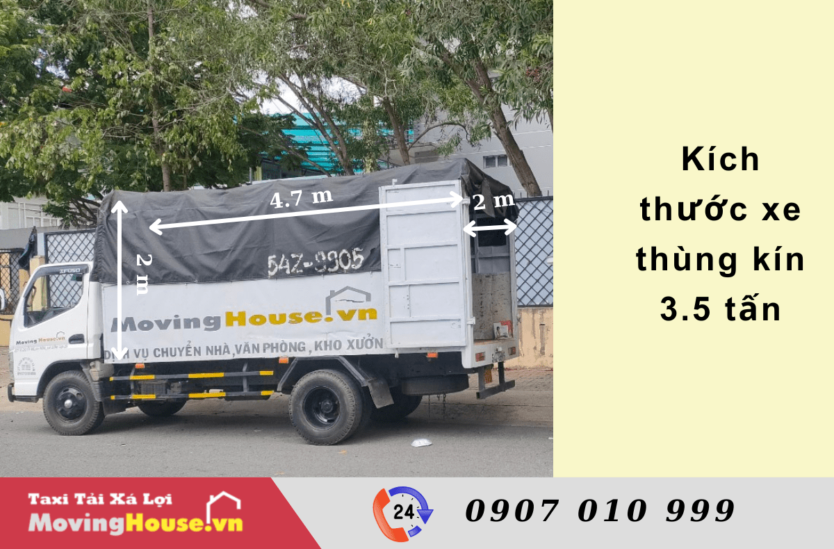 kích thước xe tải 3 tấn