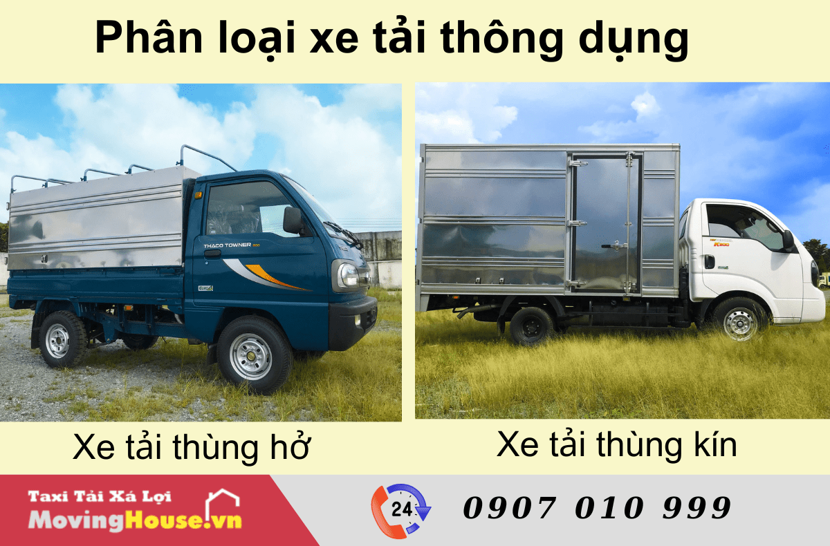 Phân loại thùng xe tải