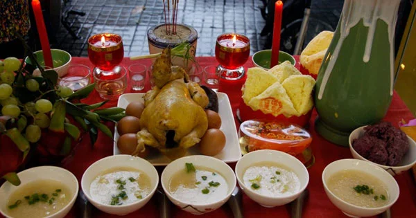 Mâm cúng tân gia đơn giản đầy đủ