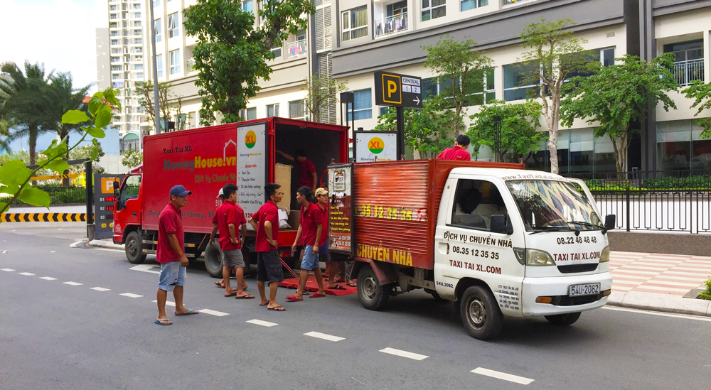 Xe tải dịch vụ chuyển nhà quận 3 tại Moving house